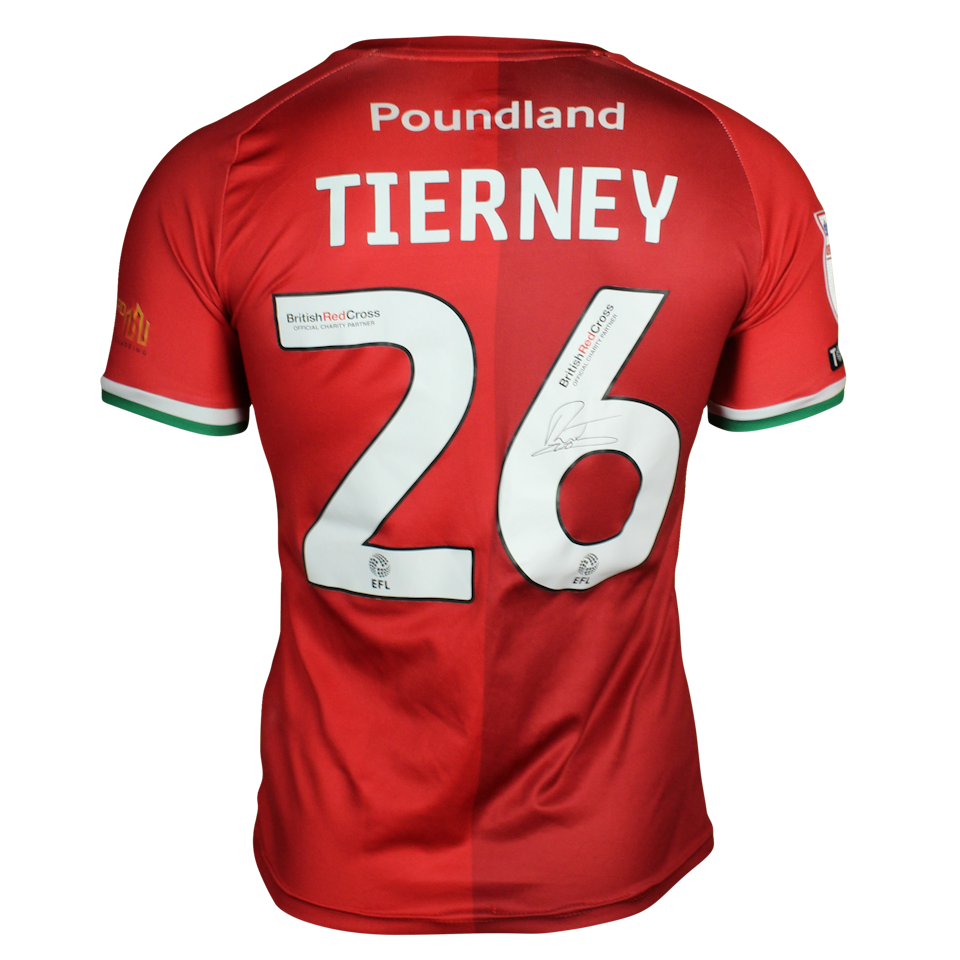 Ross Tierney Walsall shirt