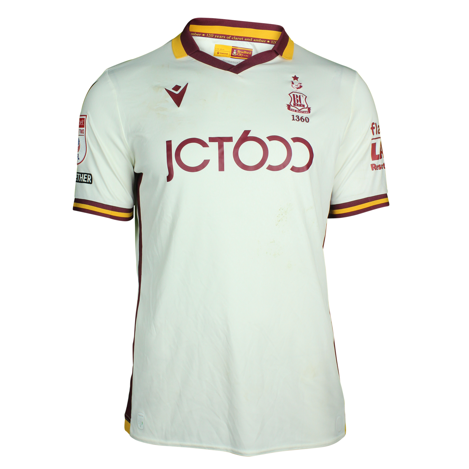 Jonathan Tomkinson | Bradford City | MatchWornShirt