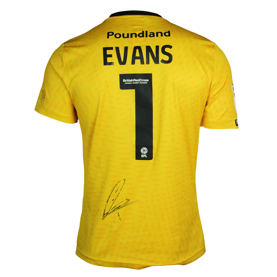 Owen Evans Walsall jersey