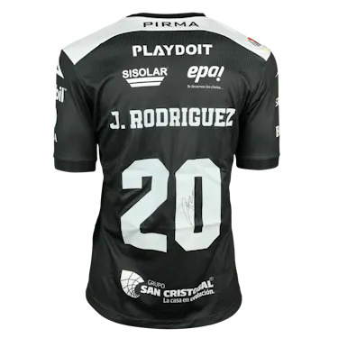 来自Necaxa的Jorge Alejandro Rodríguez Hernández球衣