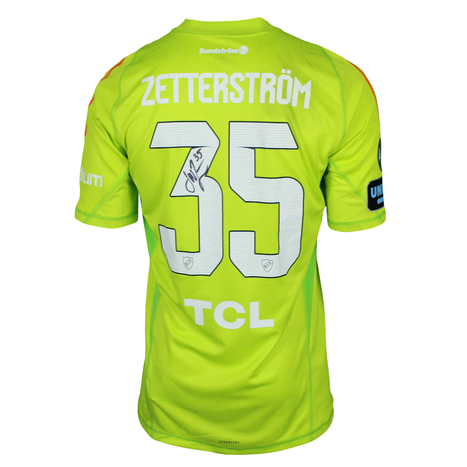 来自Djurgården的Jacob Widell Zetterström球衣