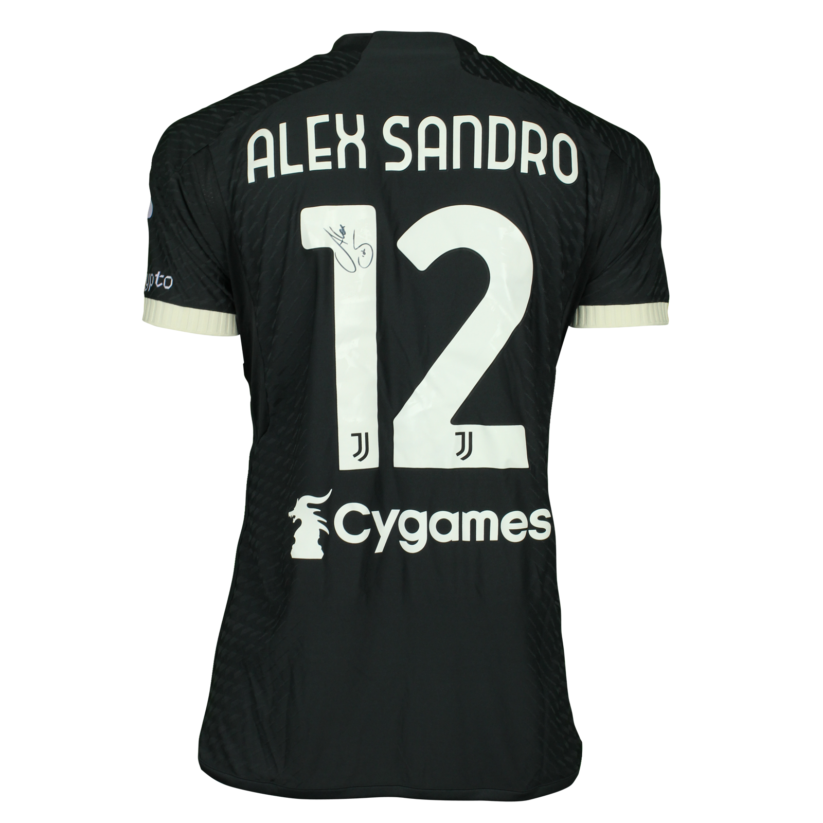 Alex Sandro Lazio Juventus MatchWornShirt