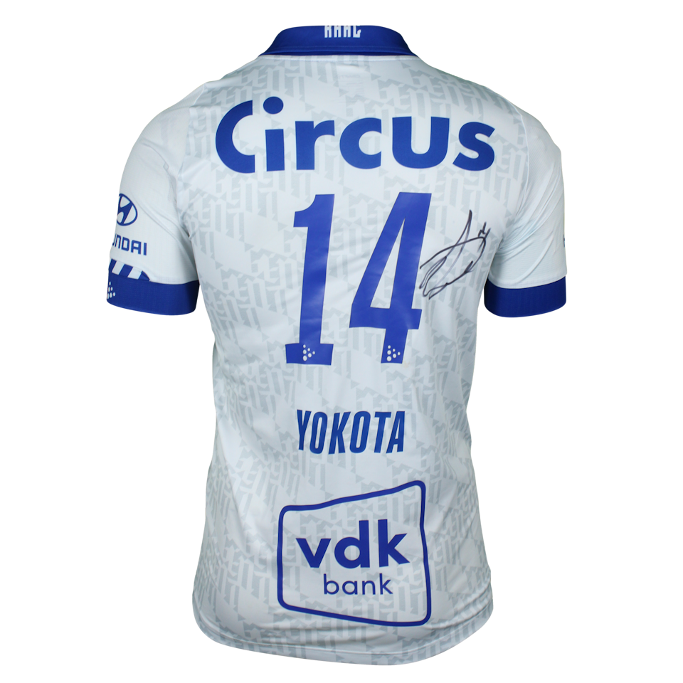 KAA Gent 팀의 Daisuke Yokota 横田大祐 셔츠