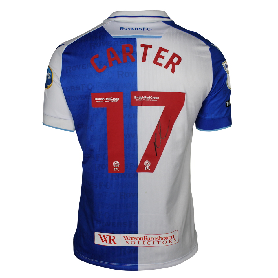 Hayden Carter Blackburn Rovers jersey