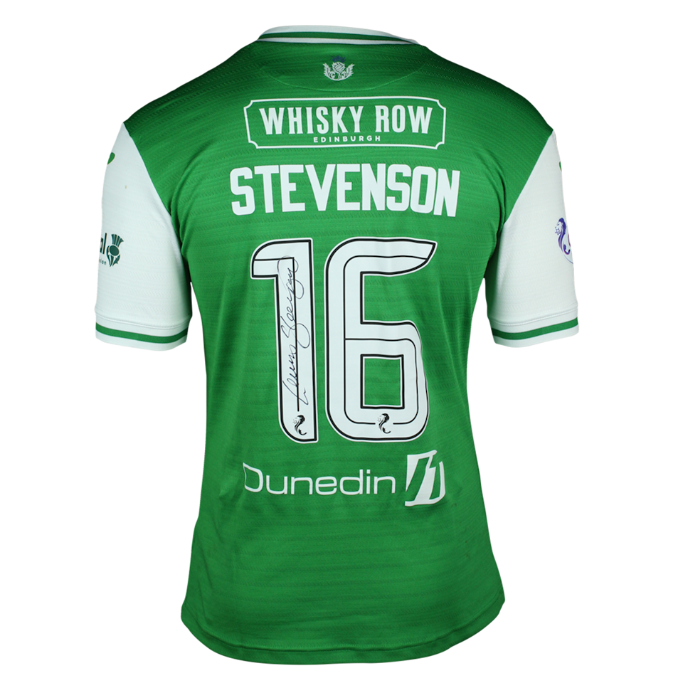 Lewis Stevenson Hibernian jersey