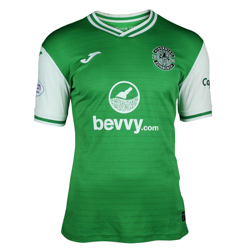 Lewis Stevenson Hibernian jersey