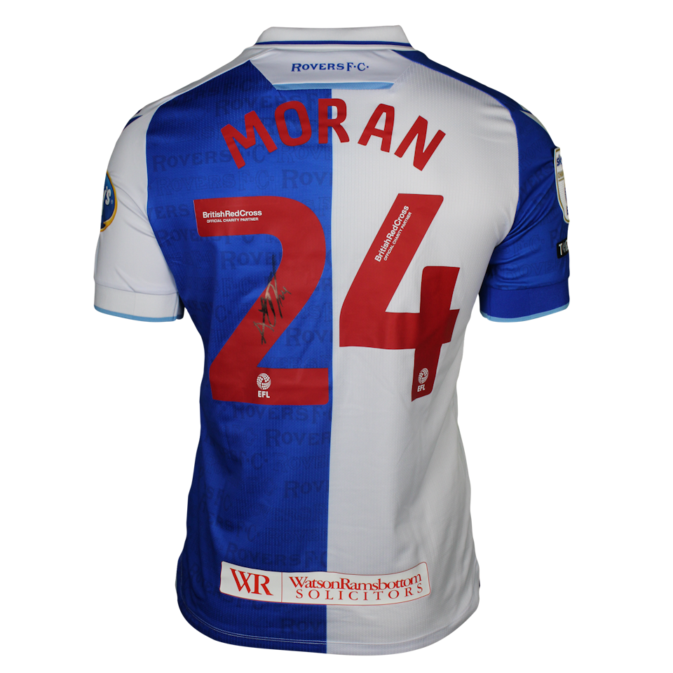 Andrew Moran Blackburn Rovers shirt