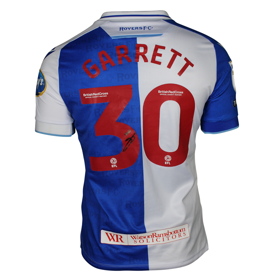 Jake Garrett Blackburn Rovers shirt