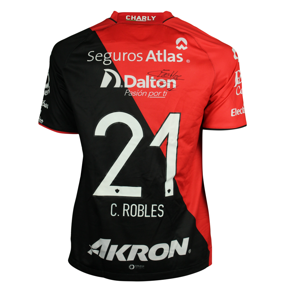 Carlos Robles Atlas FC shirt