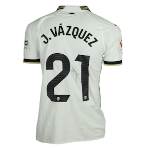 Jesús Vázquez Valencia CF shirt
