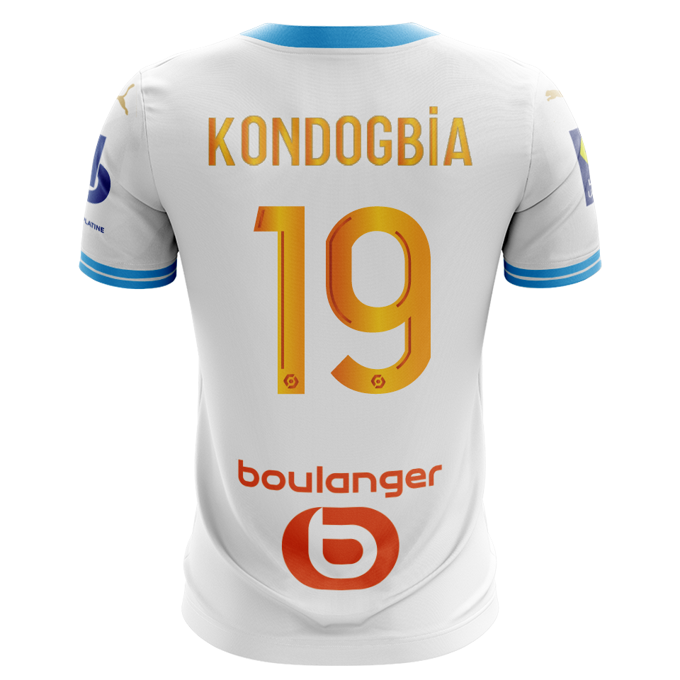Geoffrey Kondogbia Olympique de Marseille jersey