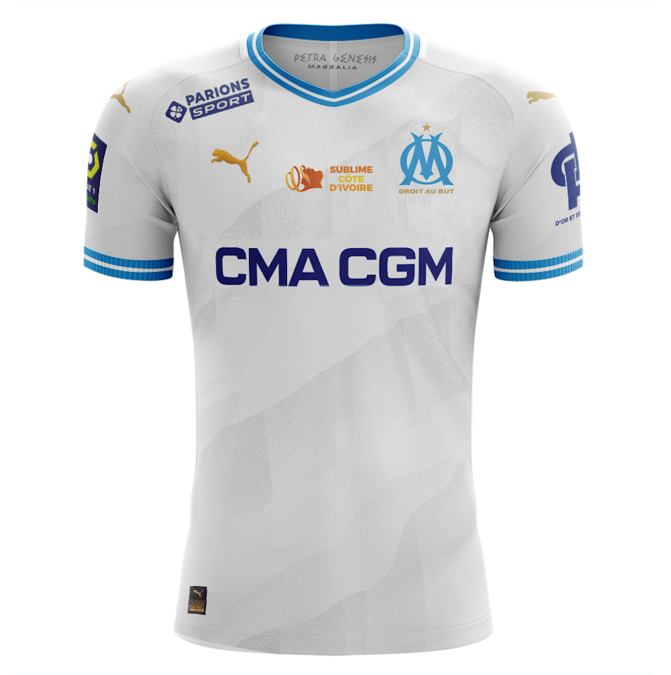 Geoffrey Kondogbia Olympique de Marseille jersey