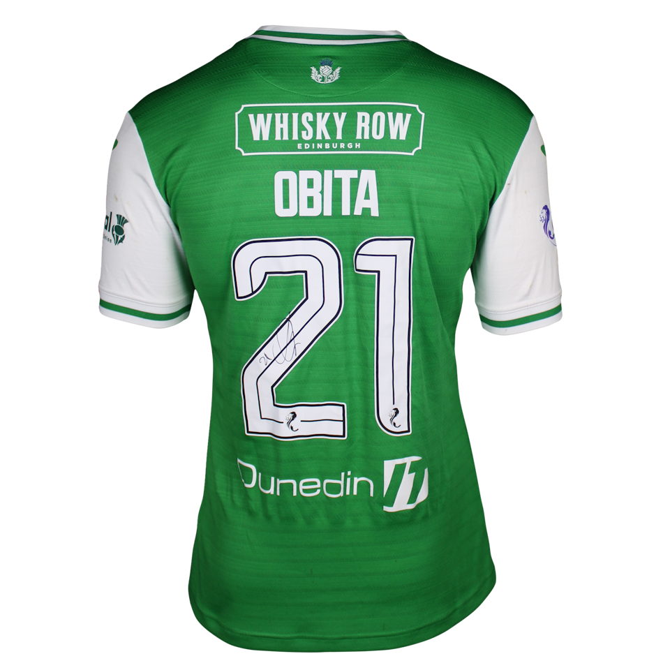 Jordan Obita Hibernian jersey