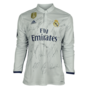 2016/2017 UCL Squad Signed Shirt 