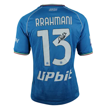 来自SSC Napoli的Amir Rrahmani球衣