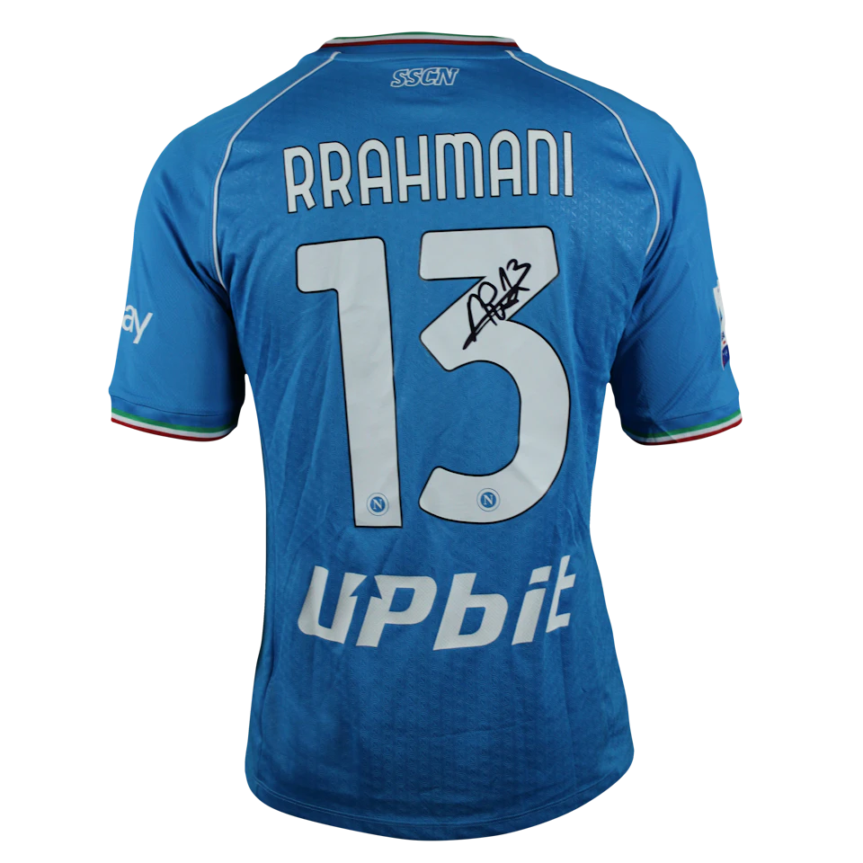 来自SSC Napoli的Amir Rrahmani球衣