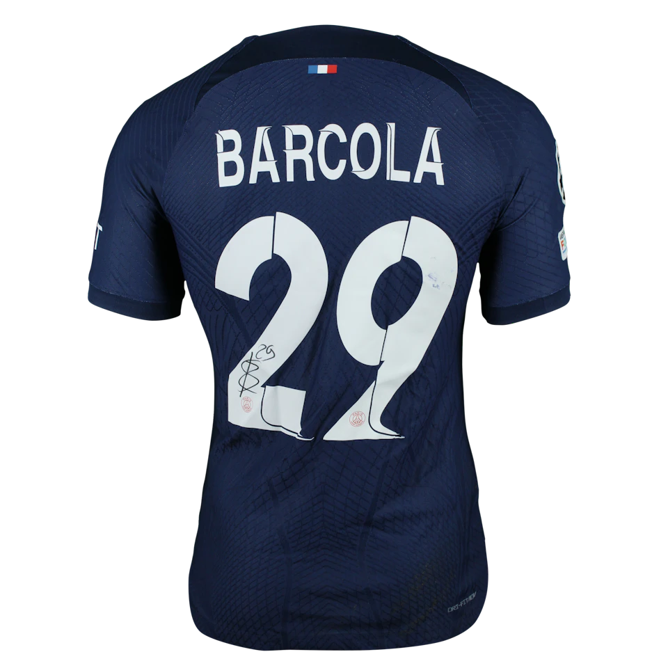 Maglia di Bradley Barcola (Paris Saint-Germain)