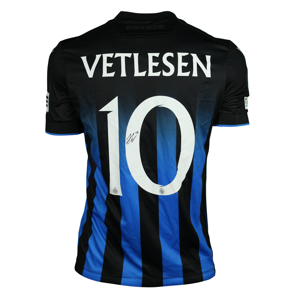 Camisola de Hugo Vetlesen, Club Brugge