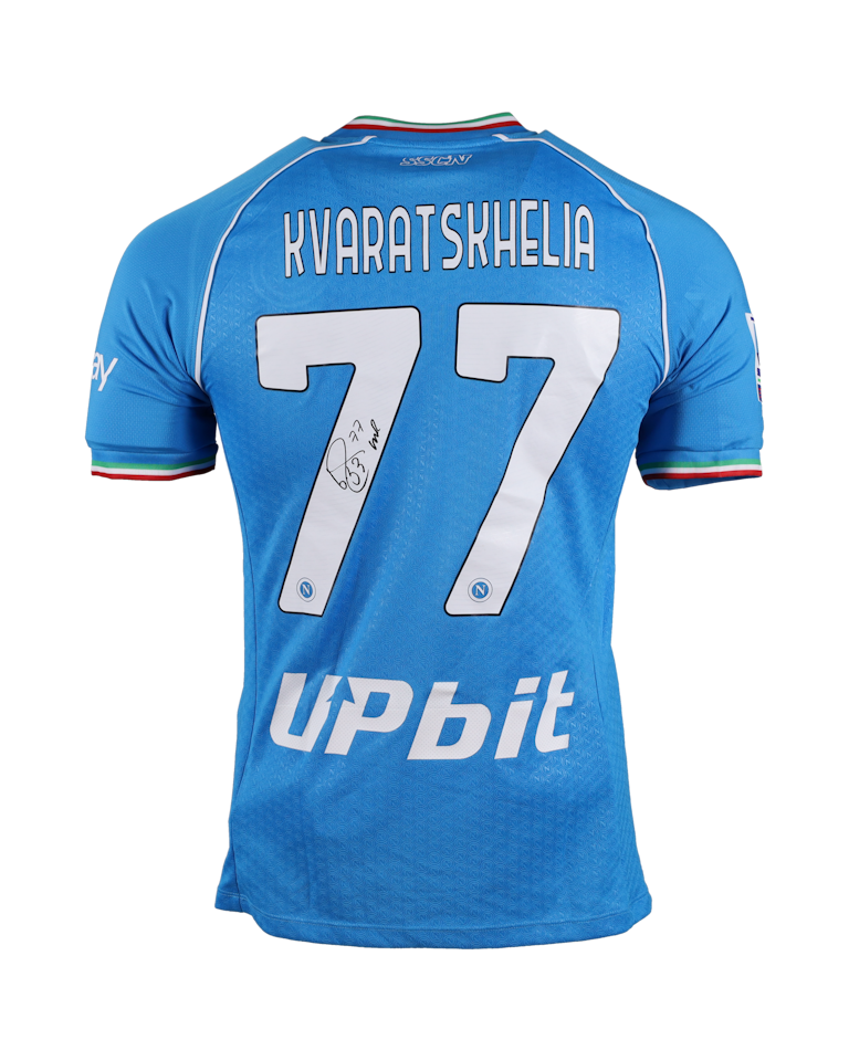 Khvicha Kvaratskhelia Napoli camisa.