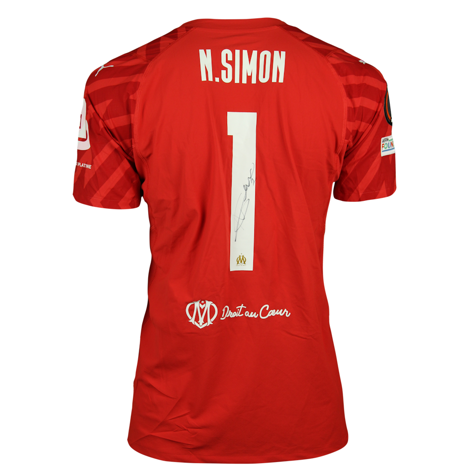 Olympique de Marseille 팀의 Simon Ngapandouetnbu 셔츠