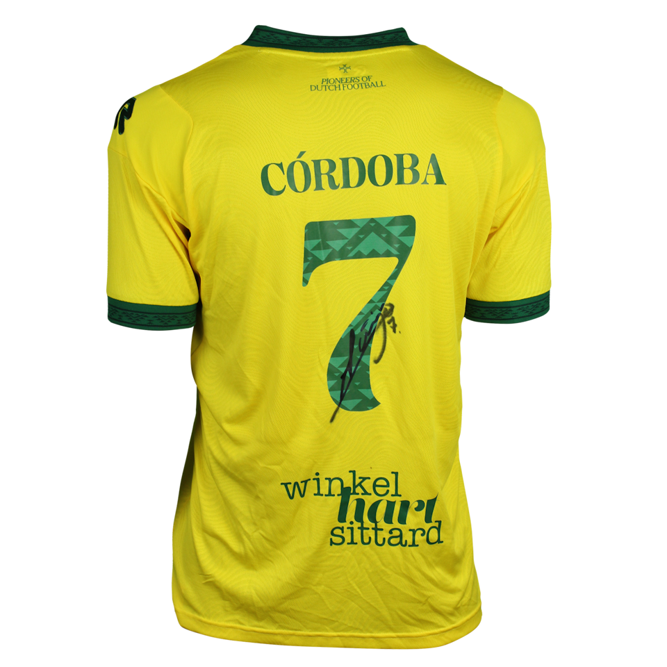 Iñigo Córdoba Fortuna Sittard jersey