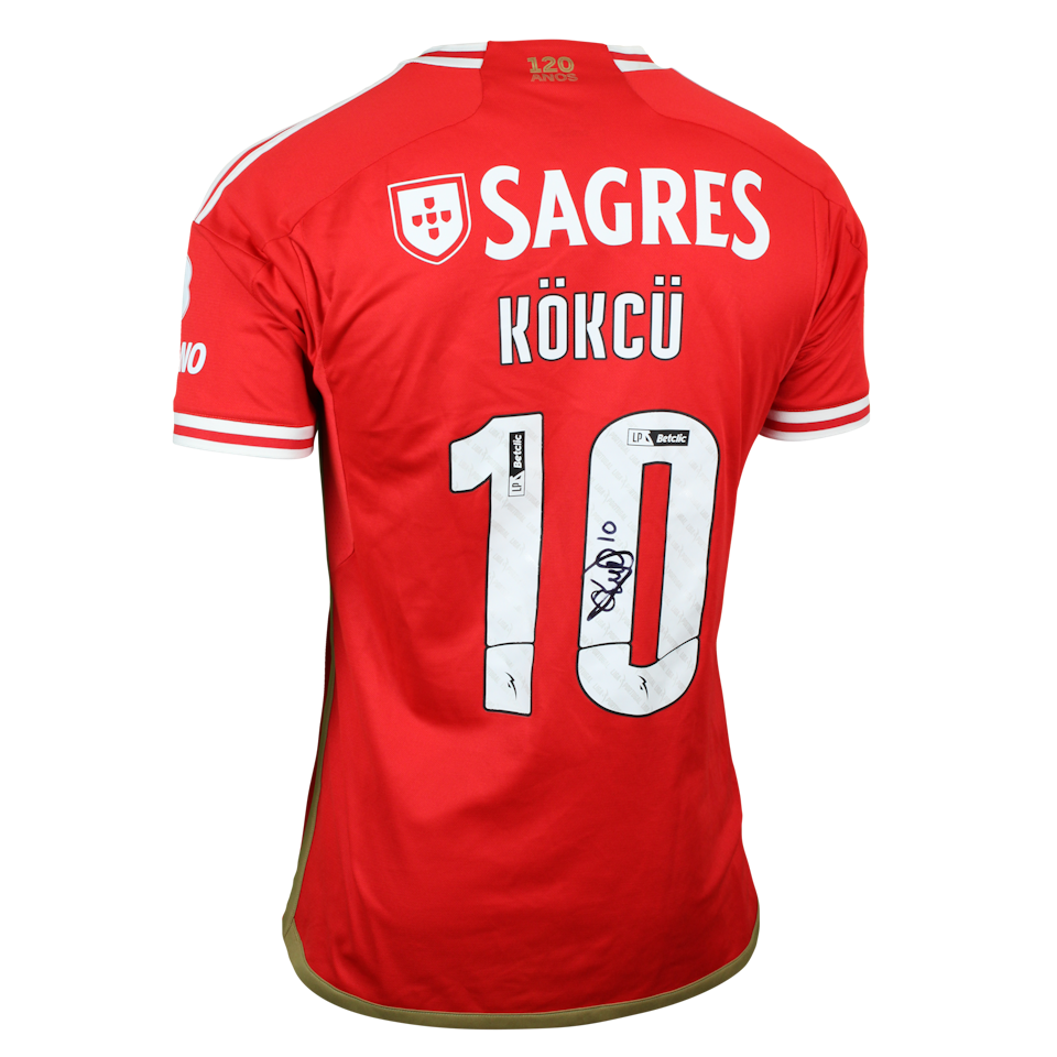 Camisola de Orkun Kökçü, SL Benfica