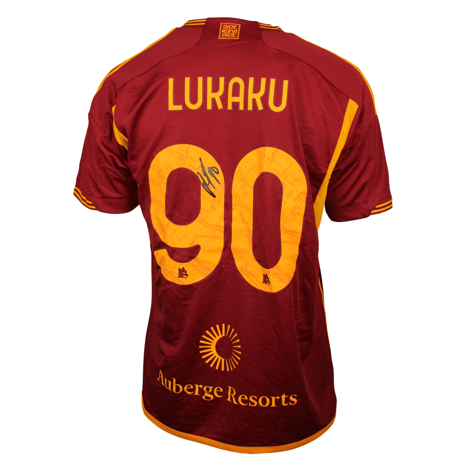 Romelu Lukaku Menama AS Roma camisa.