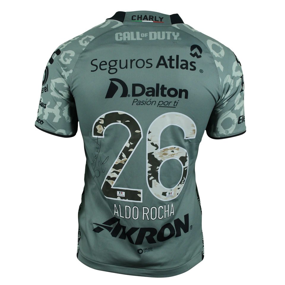 Atlas FC 팀의 Aldo Paul Rocha González 셔츠