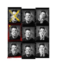 YUNGBLUD Collage Framed Print