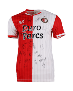 Squad signed shirt | Feyenoord voor Geel Zwart