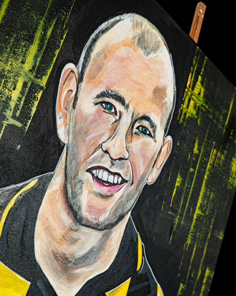 Theo Bos Painting by Marcel Brugman