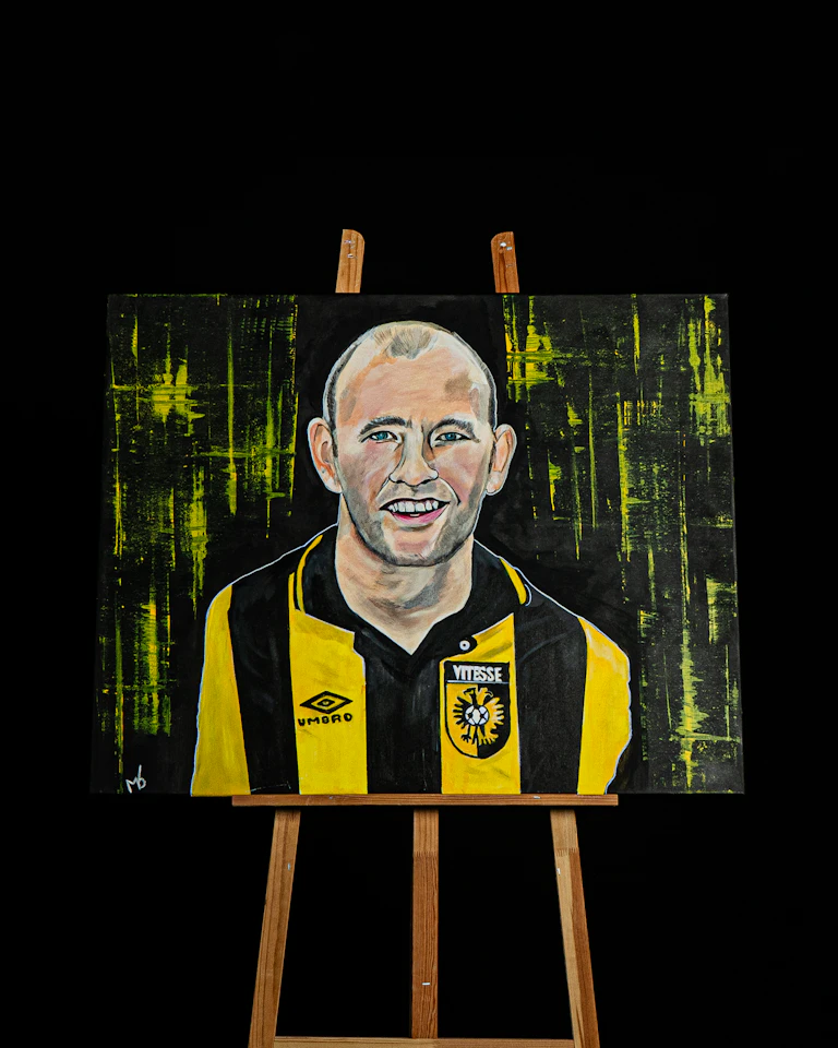 Theo Bos Painting by Marcel Brugman