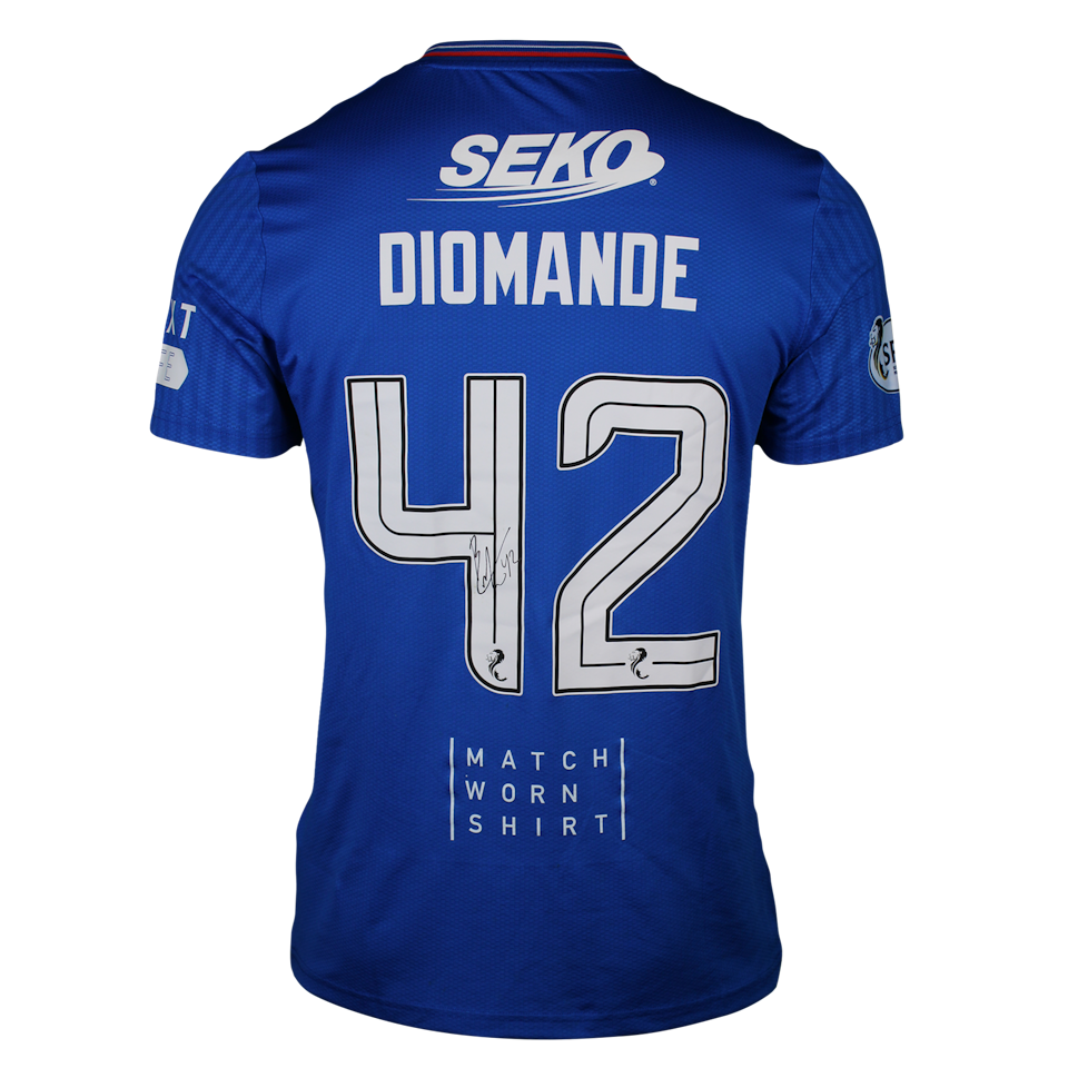 Mohamed Diomande Rangers shirt