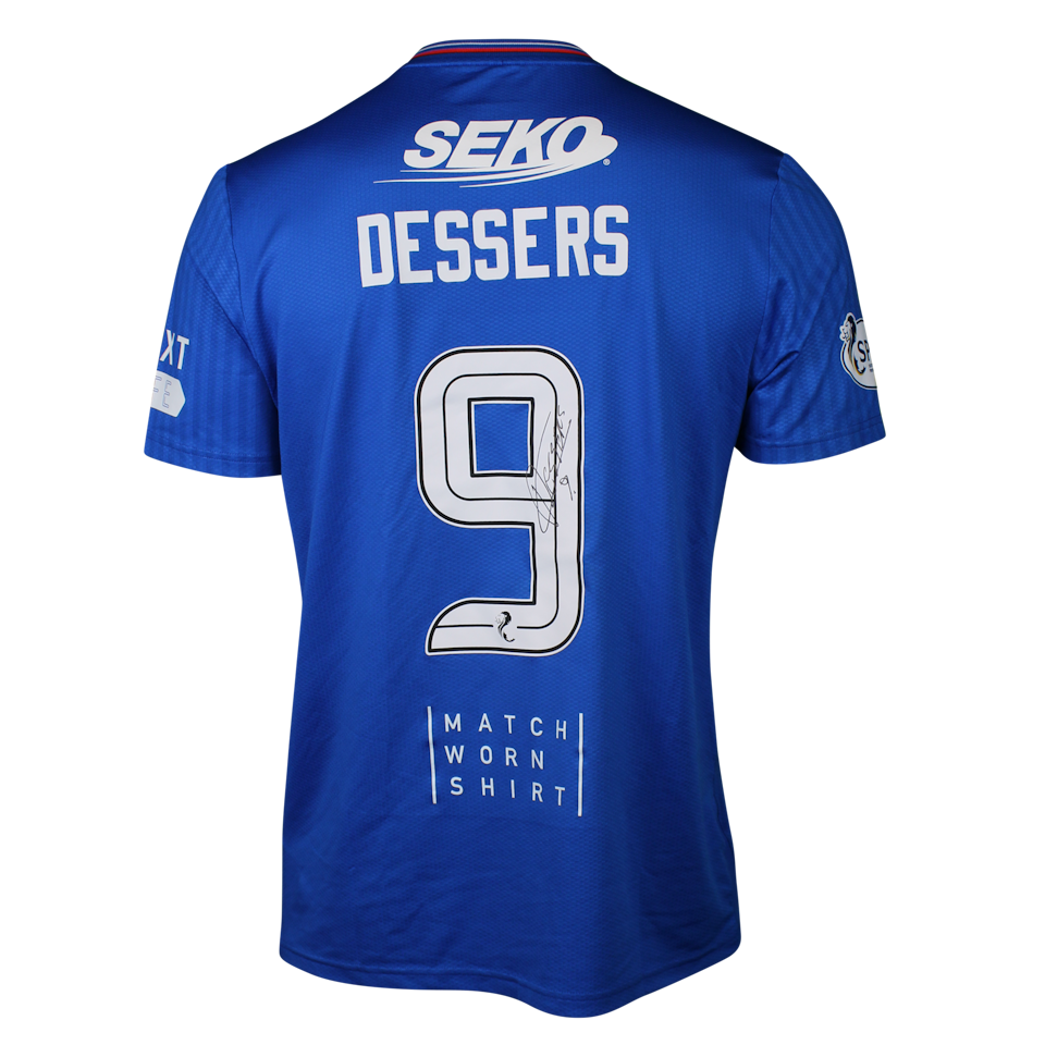 Cyriel Dessers Rangers shirt