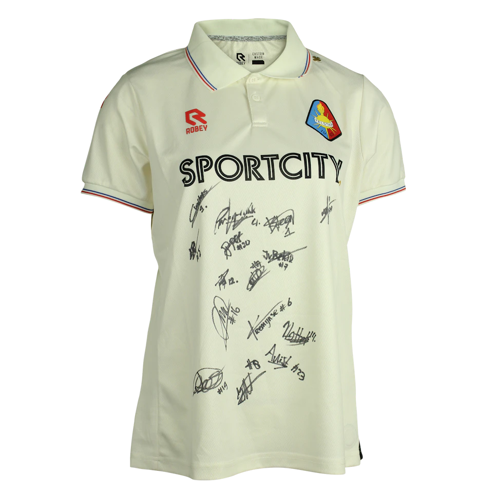 Squad signed shirt | Telstar W voor Geel Zwart