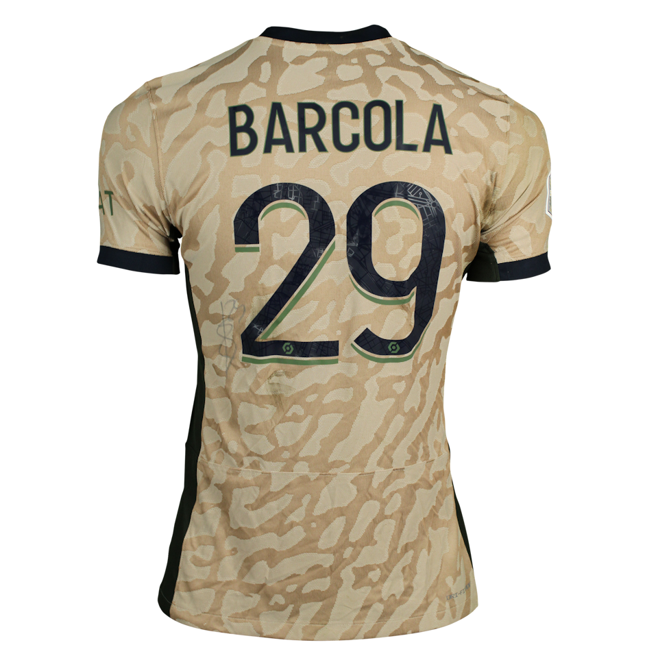 Shirt van Bradley Barcola Paris Saint-Germain