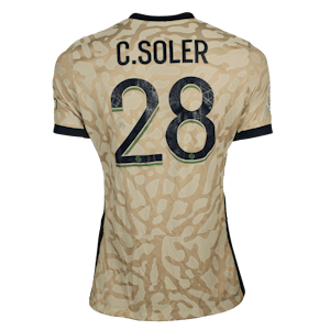 Paris Saint-Germain 팀의 Carlos Soler 셔츠