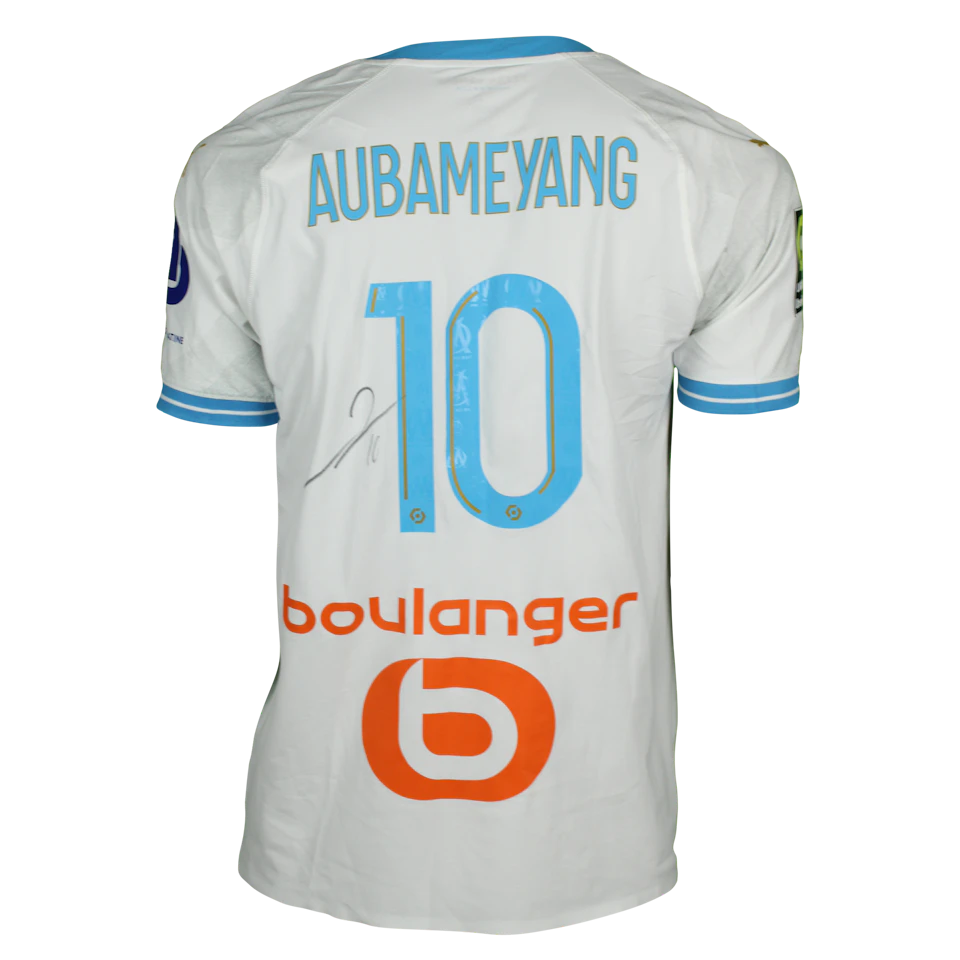 Pierre-Emerick Aubameyang Olympique de Marseille のシャツ