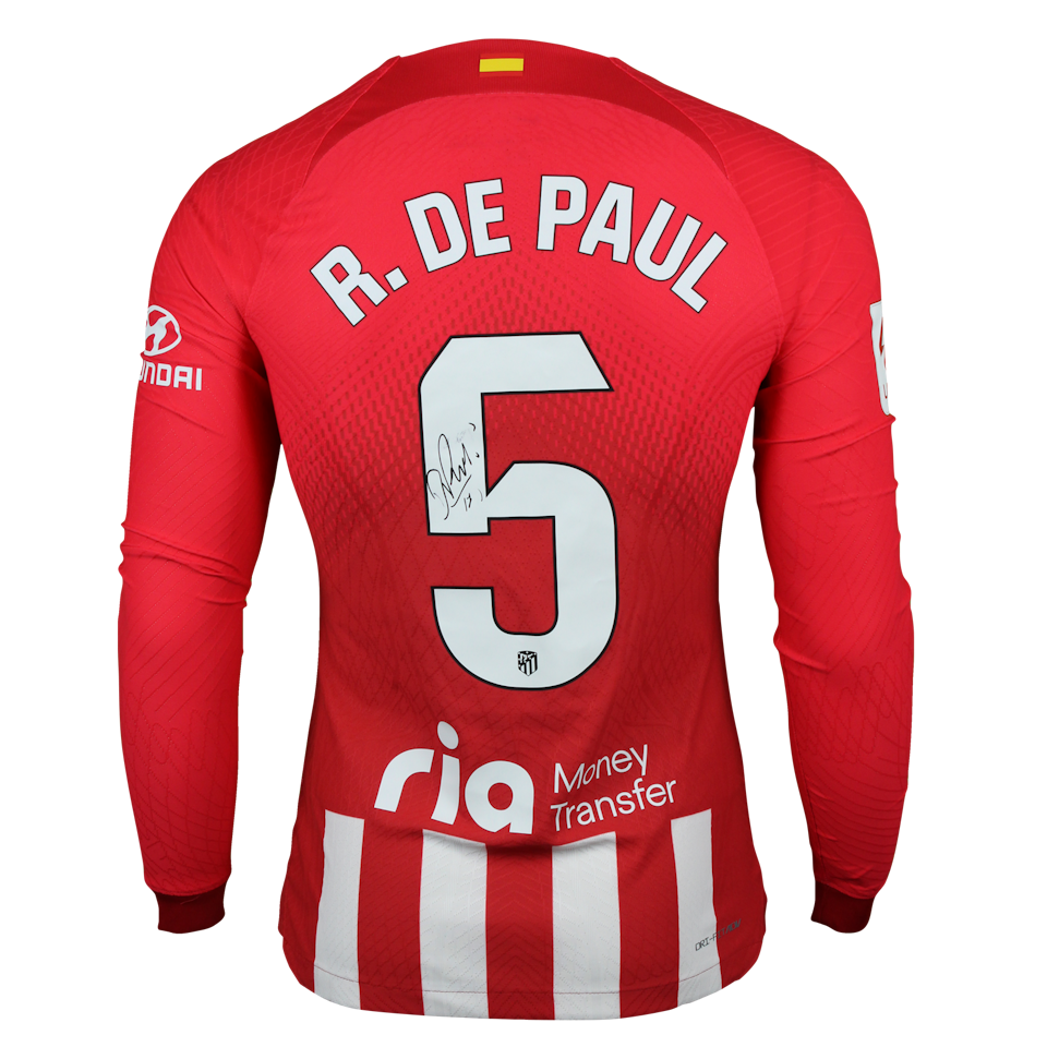Rodrigo de Paul Atlético de Madrid shirt