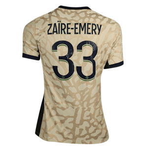 Paris Saint-Germain 팀의 Warren Zaire Emery 셔츠
