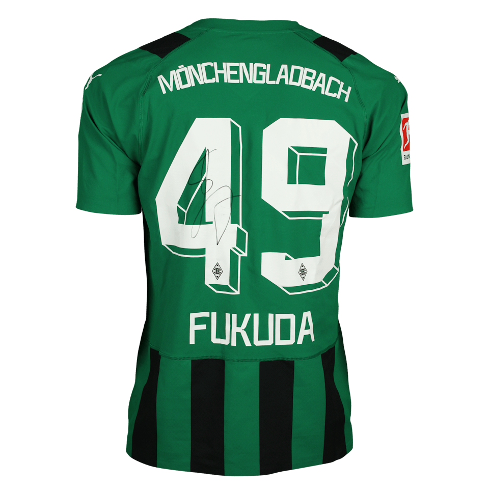 福田師王実使用サイン入りユニフォームmatch worn shirt