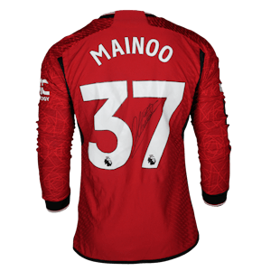 Kobbie Mainoo Manchester United shirt