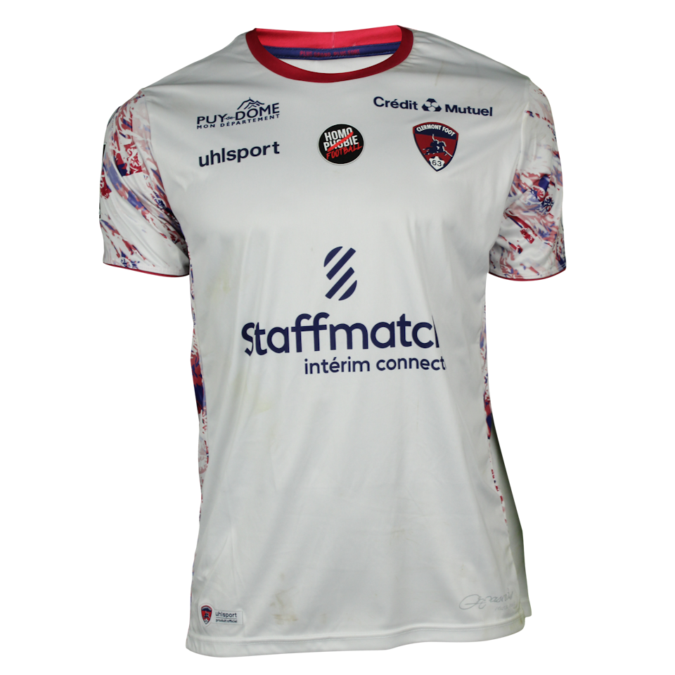 Clermont Foot 63 팀의 Jérémy Jacquet 셔츠