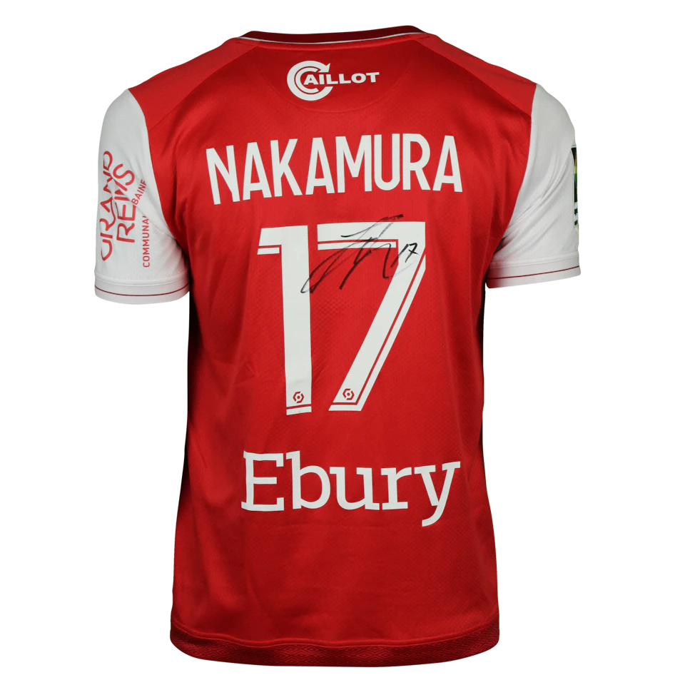 Keito Nakamura 中村敬斗 Stade de Reims jersey