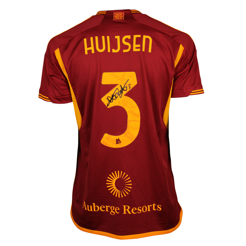 Dean Donny Huijsen AS Roma camisa.