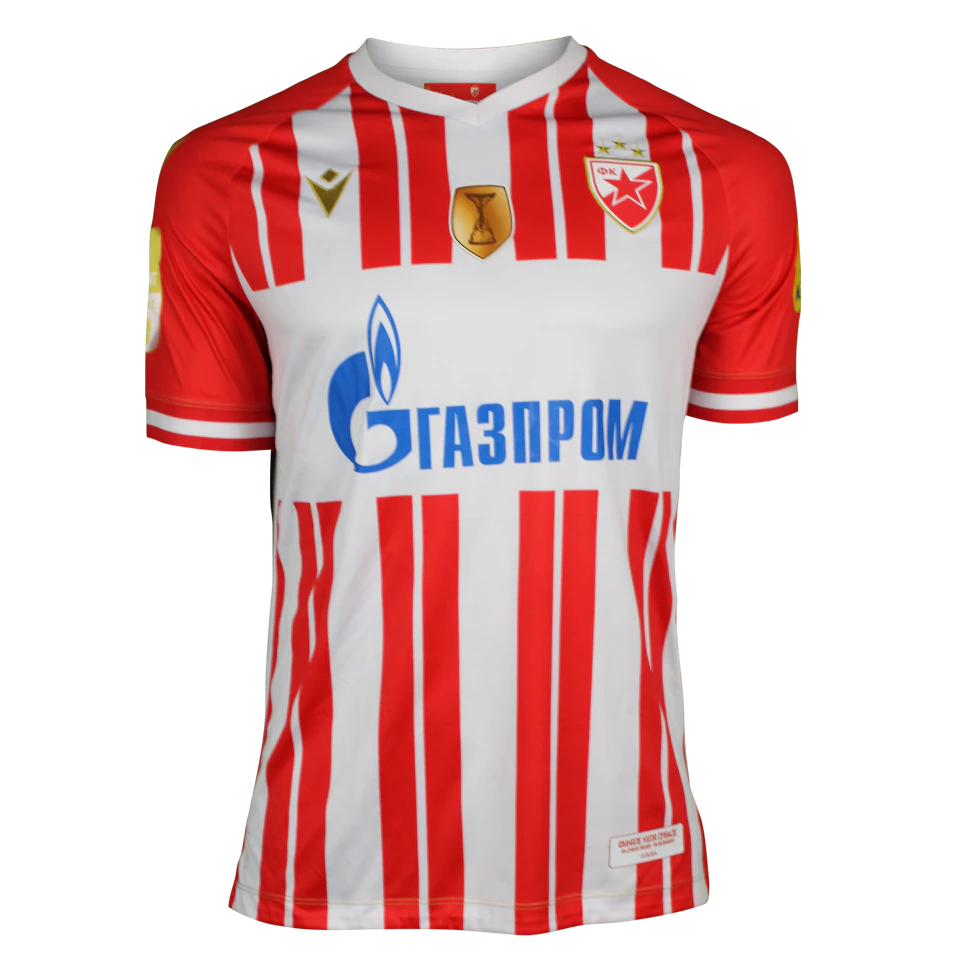 来自FK Crvena zvezda的Peter Oladeji Olayinka球衣