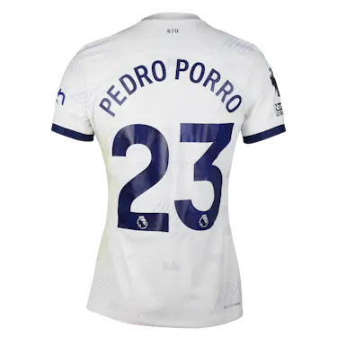 Pedro Porro Tottenham Hotspur camisa.