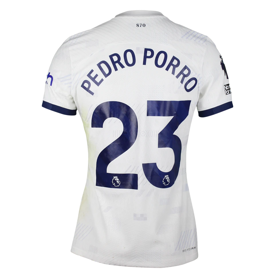 Pedro Porro Tottenham Hotspur camisa.
