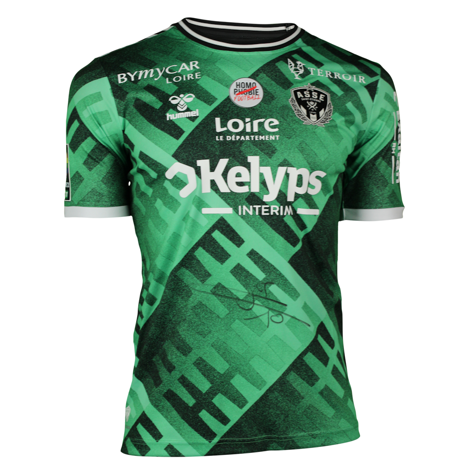 Nathanaël Mbuku AS Saint-Étienne shirt