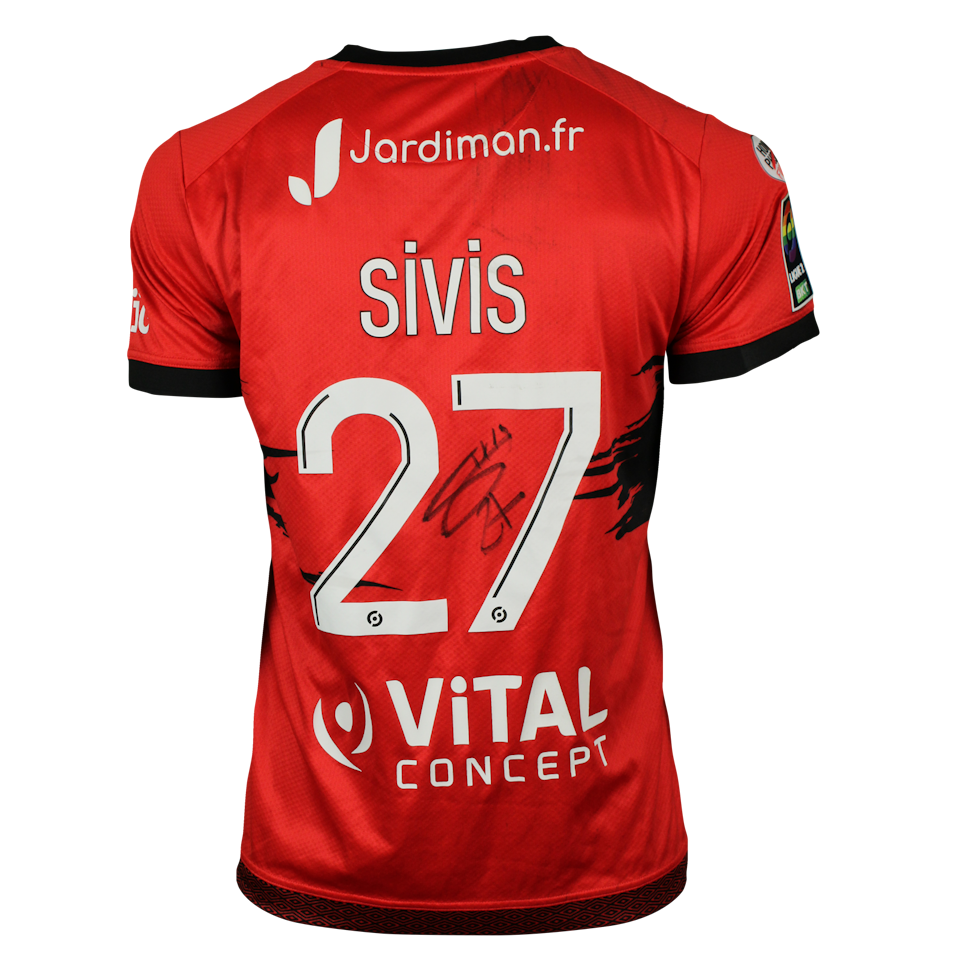 Jersey Maxime Sivis En Avant Guingamp